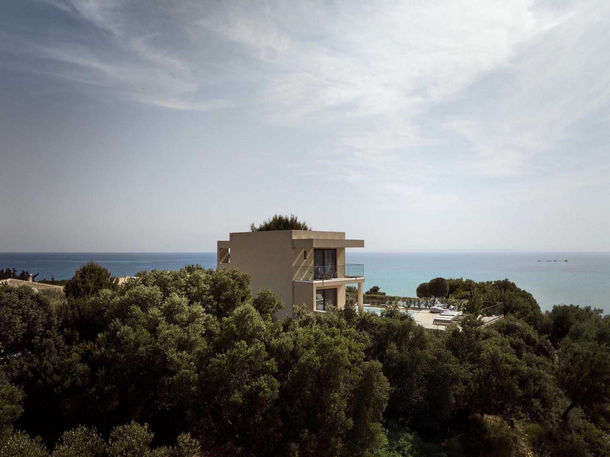 Uparati Villa - Hilltop Sea View Retreat Tsiliví Eksteriør bilde